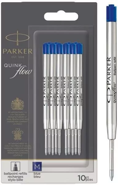 Wkłady do długopisów Quinkflow. Niebieskie M - tantis.pl