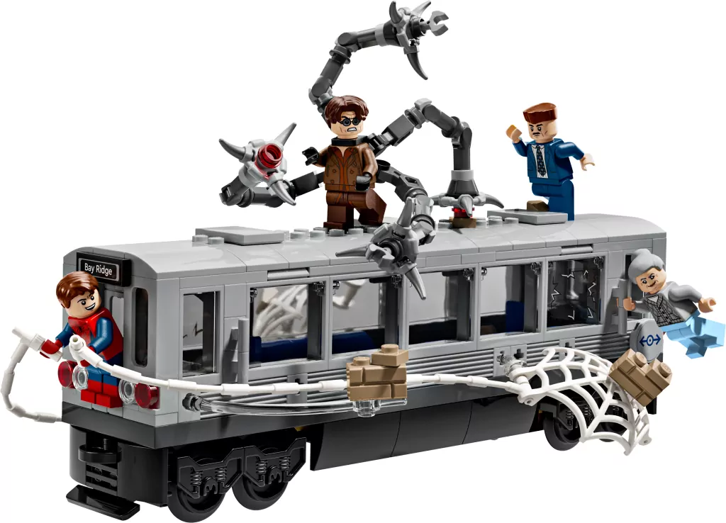 LEGO® Spider-Man kontra Doc Ock — scena w metrze 76321 - tantis.pl