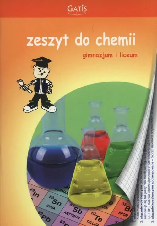 Zeszyt z poradnikiem A5/60k kratka Chemia - tantis.pl
