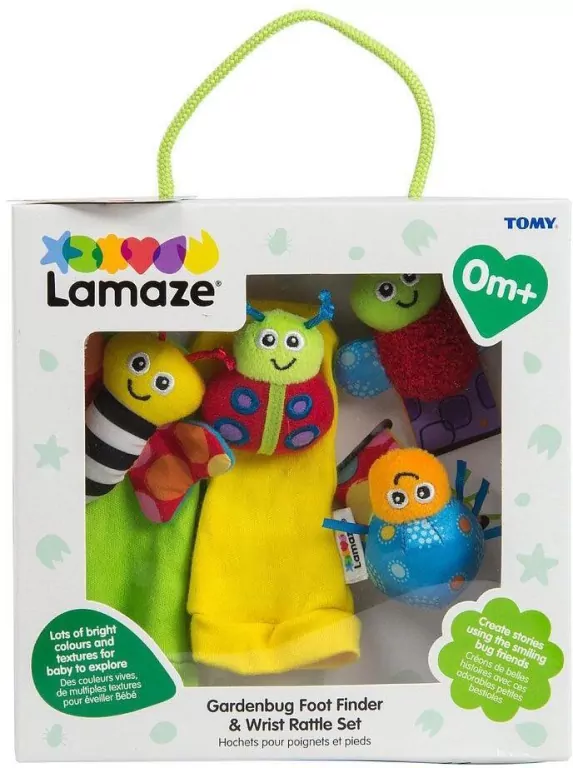 Zestaw grzechotek Robaczki. Lamaze - tantis.pl