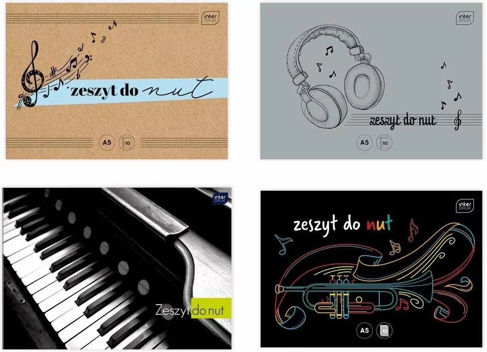 Zeszyt do nut A5/16K - tantis.pl