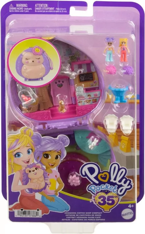 Polly Pocket zestaw Kawiarenka jeżyka HRD37 - tantis.pl
