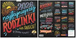 Kalendarz 2026 ścienny Classic Tablica rodzinki