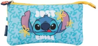 Piórnik trzykomorowy Stitch MARE0285 - tantis.pl