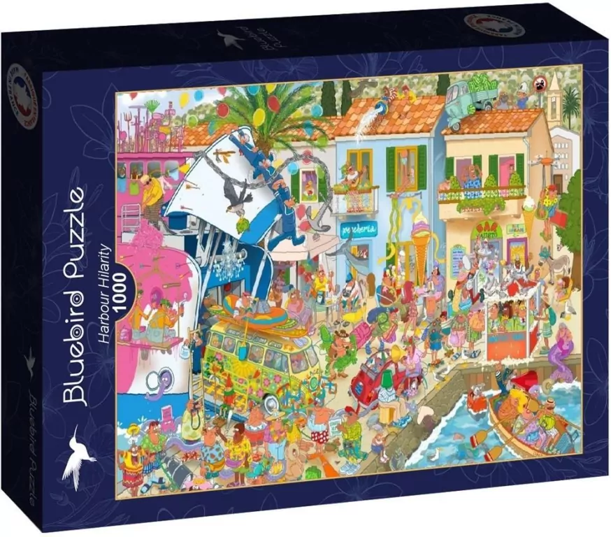 Puzzle 1000 Port pełen niespodzianek - tantis.pl