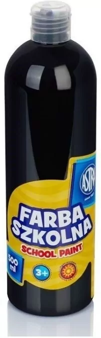 Farba plakatowa szkolna czarna 0,5 (sww2883-210) - tantis.pl