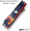 Żelopis Semi Gel 3 kolory - tantis.pl