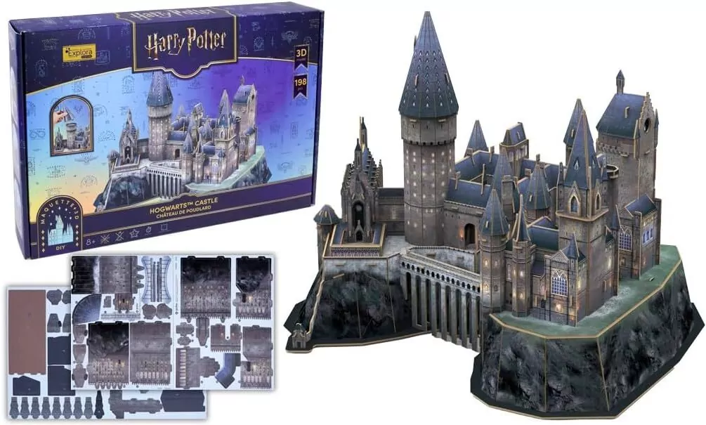 Puzzle 3D Harry Potter zamek Hogwart - tantis.pl