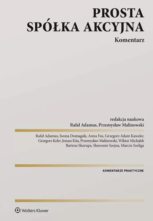 Prosta spółka akcyjna. Komentarz - tantis.pl