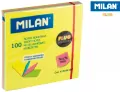 Karteczki fluo 4 kolory 76x76mm 100k 4151NE100 MILAN - tantis.pl