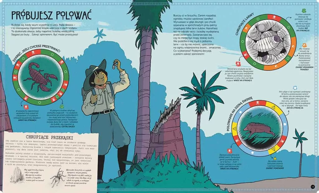 Przetrwać w dżungli. Książka i gra w jednym - tantis.pl