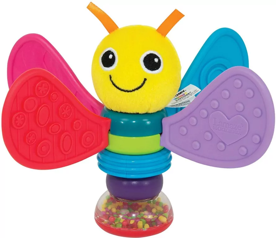 Grzechotka sensoryczna. Motylek Freddie - tantis.pl
