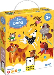 I Love Dogs. Puzzle 3+