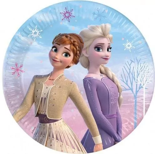 Talerzyki papierowe Frozen 2 23cm - tantis.pl