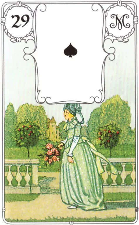 Karty tarot Mlle Lenormand Blue Owl Relaunch Cartamundi - tantis.pl