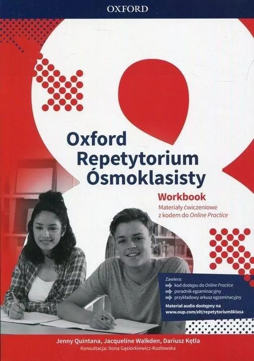Oxford Repetytorium Ósmoklasisty. Workbook. Materiały ćwiczeniowe z kodem do Online Practice - tantis.pl