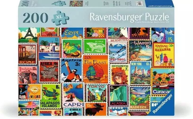 Puzzle XL 200 Znaczki pocztowe - tantis.pl