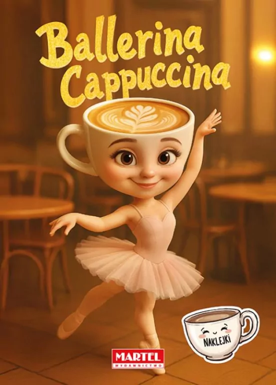 Kolorowanka Ballerina Cappuccina z naklejkami - tantis.pl