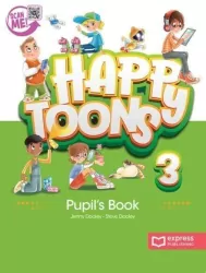 Happy Toons 3 ed. międzynar. PB + DigiBook (kod)