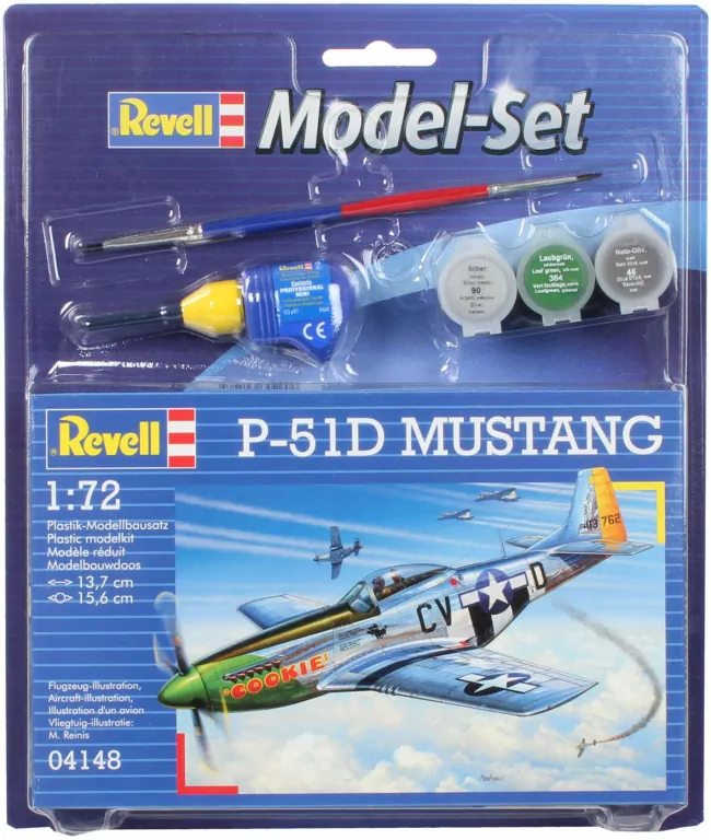 Revell. Zestaw Modelarski P-51 D Mustang - tantis.pl