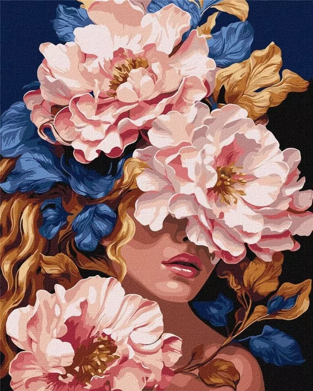 Malowanie po numerach. Kwiatowy urok 40x50cm - tantis.pl