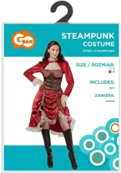 Strój dla dorosłych Steampunk sukienka rozm.M