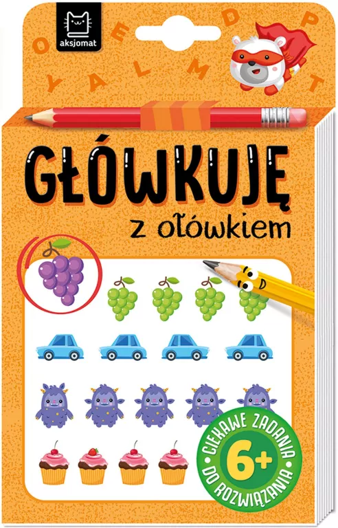 Główkuję z ołówkiem 6+. Pomarańczowa - tantis.pl