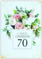 Kartka okolicznościowa. Urodziny 70 - tantis.pl