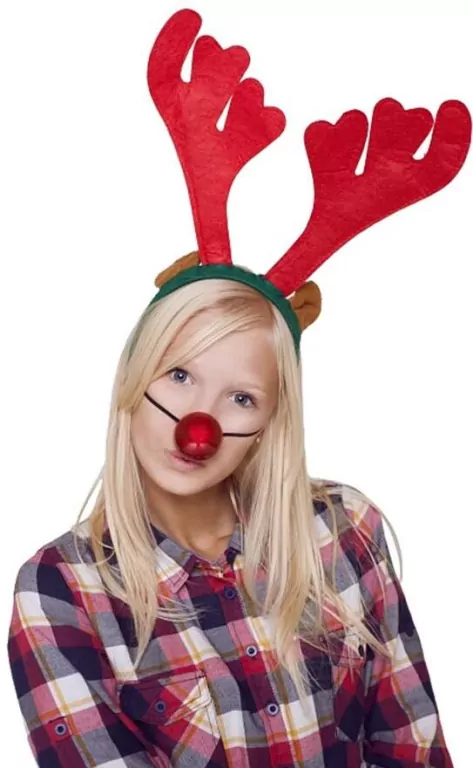 Opaska Renifer z nosem - tantis.pl