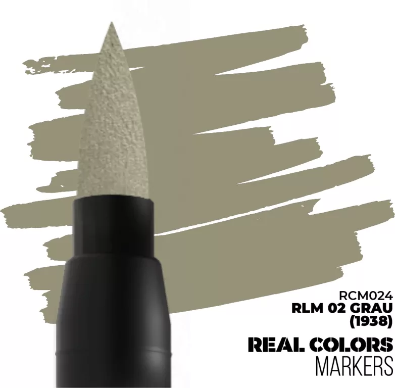 AK Interactive: Real Colors Markers - RCM024 - RLM 02 Grau (1938) - tantis.pl