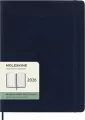 Kalendarz 2026 12M Moleskine XL tygodniowy miękka oprawa Sapphire blue 19x25cm - tantis.pl