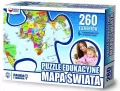 Puzzle Edukacyjne 260. Mapa świata - tantis.pl