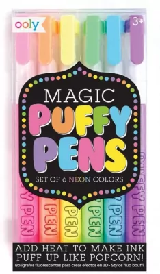 Flamastry z Efektem 3D Magicznie Puchnące