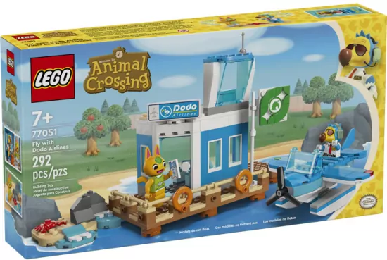LEGO® Animal Crossing. Lot z Dodo Airlines 77051