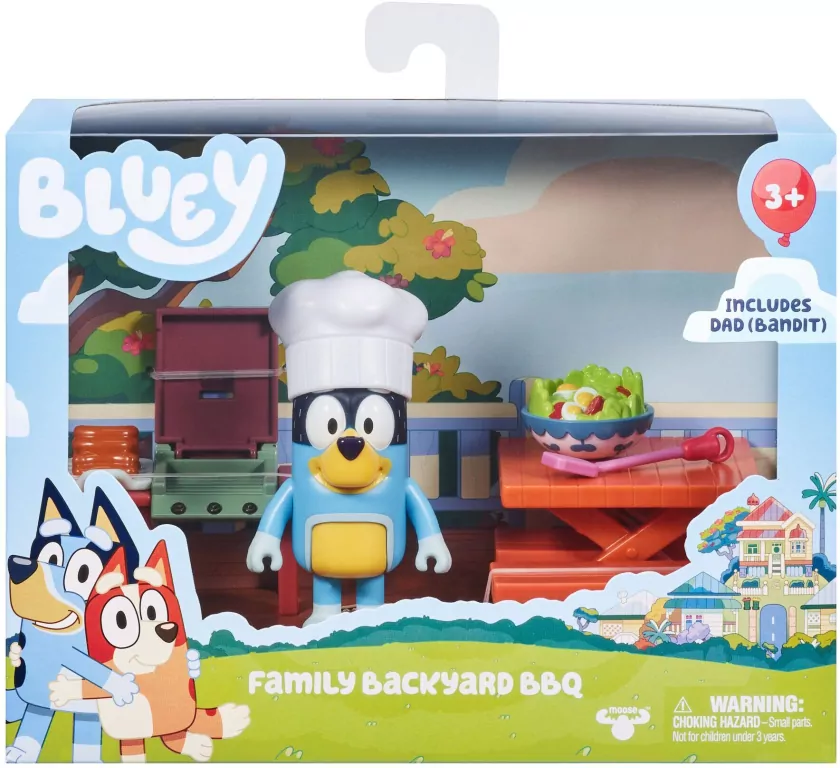 Zestaw grill z figurką. Bluey - tantis.pl