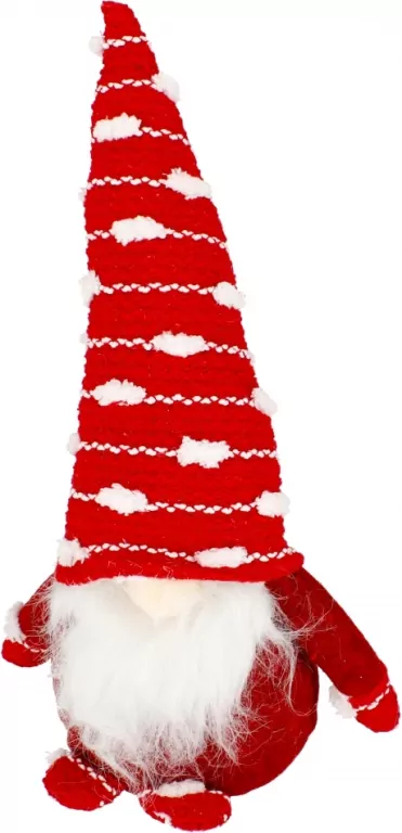 Skrzat z czapką w kropki czerwony - tantis.pl