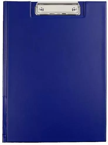 Biurfol. Clipboard A4 Teczka PCV, granatowa - tantis.pl