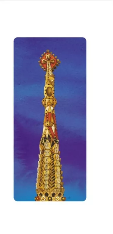 Karnet 12x23cm + koperta Gaudi Torre S. Familia - tantis.pl