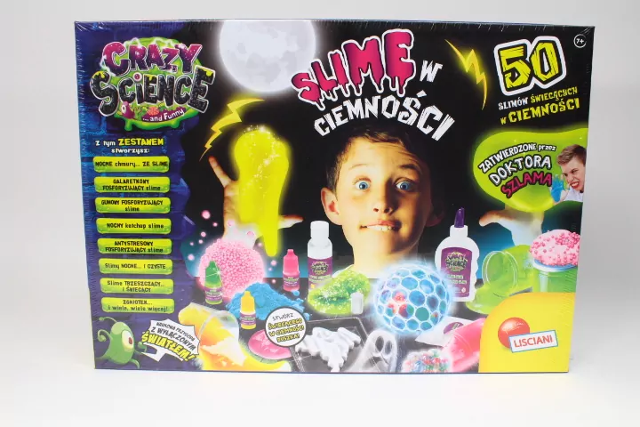 Slime w ciemności. Crazy Science - tantis.pl
