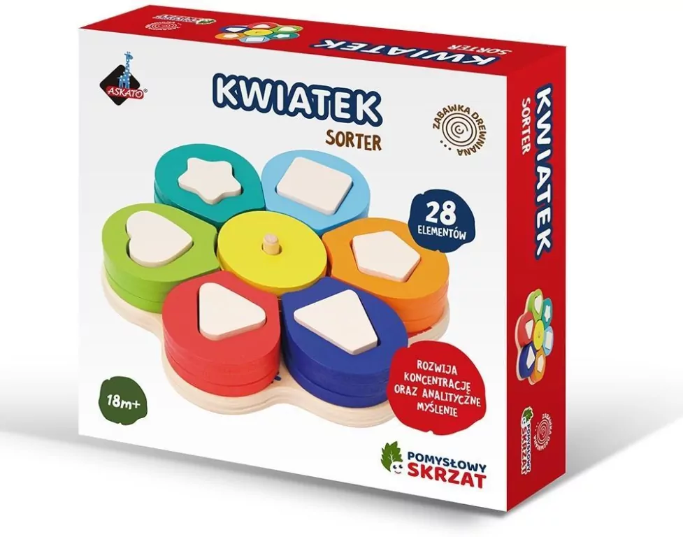 Pomysłowy skrzat - kwiatek sorter - tantis.pl