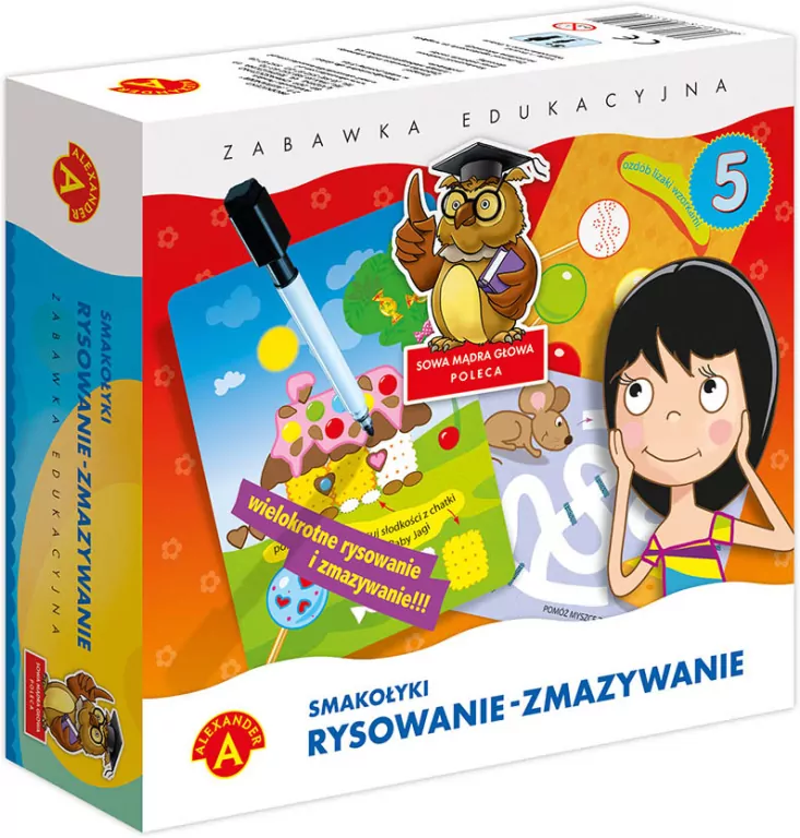 Rysowanie-zmazywanie 5. Smakołyki - tantis.pl