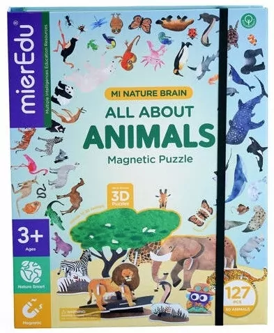 Puzzle magnetyczne Wszystko o zwierzętach - tantis.pl