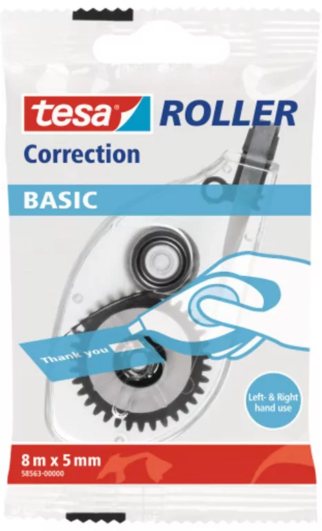 Korektor w taśmie Tesa Basic 8mx5mm - tantis.pl