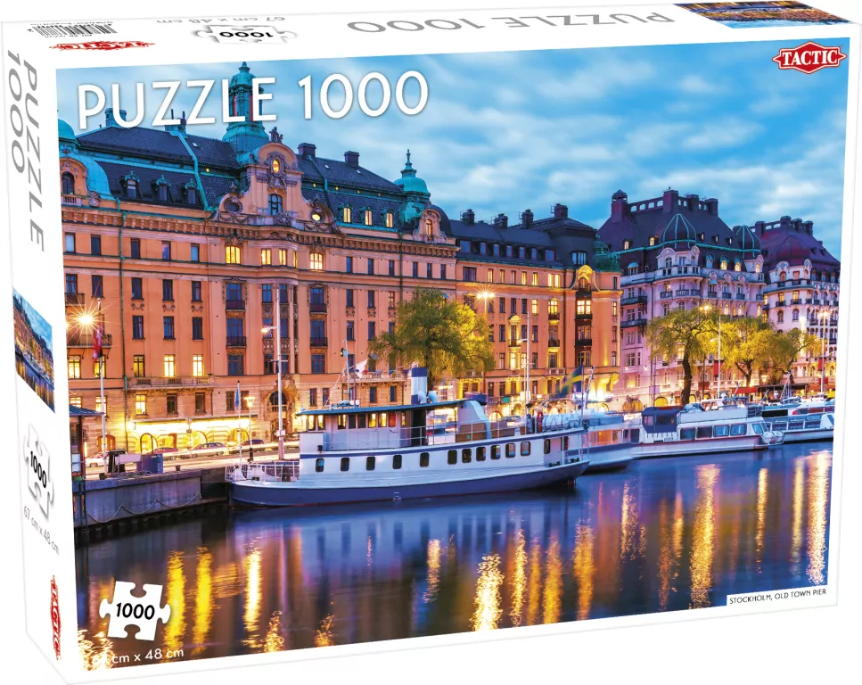 Tactic. Puzzle 1000. Stockholm, Old Town - tantis.pl