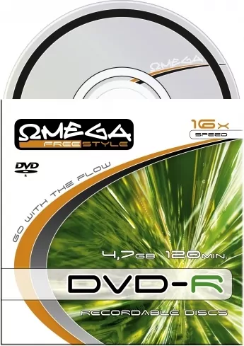 Płyta DVD-R 4,7GB OMEGA X16 FREESTYL SAFE PUD - tantis.pl