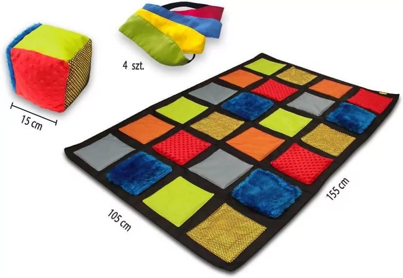 Mata twister sensoryczny zestaw - tantis.pl