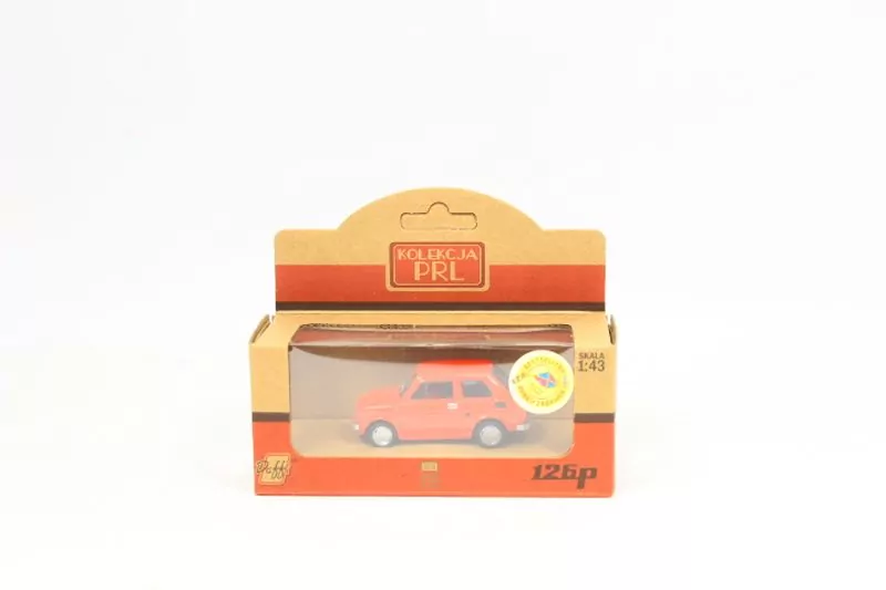 Kolekcja PRL Fiat 126p, czerwony - tantis.pl