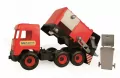 Śmieciarka czerwona. Middle truck - tantis.pl
