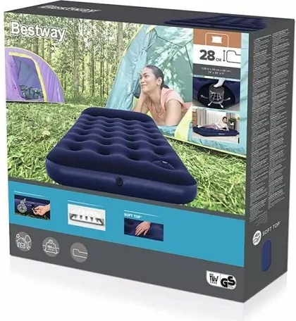 Materac jednoosobowy dmuchany 188x99x28cm - tantis.pl