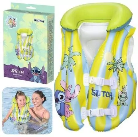 Kamizelka do pływania dziecięca Disney Stitch - tantis.pl